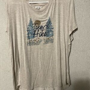 Maurices Cream Casual Tee